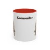 11oz Komondor Mug, Red, front view