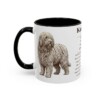 11oz Komondor Mug, Black, left side view