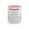 11oz Komondor Mug, Pink, front view