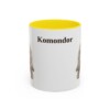 11oz Komondor Mug, Yellow, front view