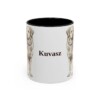 11oz Kuvasz Mug, Black, front view