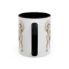 11oz Kuvasz Dog Dad Mug, Black, back view