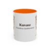 11oz-kuvasz-mug-latin-orange 11oz Kuvasz Latin Mug, Orange, front view