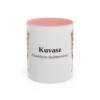 11oz-kuvasz-mug-latin-pink 11oz Kuvasz Latin Mug, Pink, front view