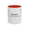 11oz-kuvasz-mug-latin-red 11oz Kuvasz Latin Mug, Red, front view