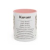 11oz Kuvasz Mug, Pink, front view