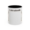 11oz-labradoodle-mug-black-front 11oz Labradoodle Mug, Black, front view