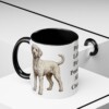 11oz Funny Labradoodle Mug, Black, lifestyle photo