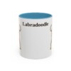 11oz-labradoodle-mug-light-blue 11oz Labradoodle Mug, Light Blue, front view