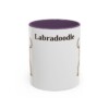 11oz-labradoodle-mug-purple 11oz Labradoodle Mug, Purple, front view
