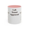 11oz Funny Labrador Retriever Mug, Pink, front view