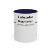 11oz-labrador-retriever-mug-latin-navy 11oz Labrador Retriever Latin Mug, Navy, front view