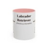 11oz-labrador-retriever-mug-latin-pink 11oz Labrador Retriever Latin Mug, Pink, front view
