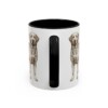11oz Labrador Retriever Dog Mom Mug, Black, back view