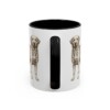 11oz Labrador Retriever Mug, Black, back view