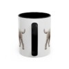 11oz Lagotto Romagnolo Latin Mug, Black, back view