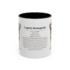 11oz Lagotto Romagnolo Mug, Black, front view