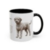 11oz Lagotto Romagnolo Mug, Black, right side view