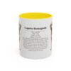 11oz Lagotto Romagnolo Mug, Yellow, front view