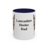 11oz-lancashire-heeler-mug-dad-navy 11oz Lancashire Heeler Dog Dad Mug, Navy, front view