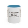 11oz-lancashire-heeler-mug-latin-light-blue 11oz Lancashire Heeler Latin Mug, Light Blue, front view