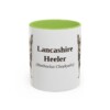 11oz-lancashire-heeler-mug-latin-light-green 11oz Lancashire Heeler Latin Mug, Light Green, front view