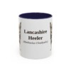 11oz-lancashire-heeler-mug-latin-navy 11oz Lancashire Heeler Latin Mug, Navy, front view