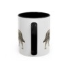 11oz Lancashire Heeler Dog Mom Mug, Black, back view