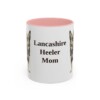 11oz Lancashire Heeler Dog Mom Mug, Pink, front view