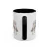 11oz Leonberger Mug, Black, back view