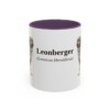 11oz Leonberger Latin Mug, Purple, front view