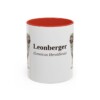 11oz Leonberger Latin Mug, Red, front view