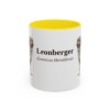 11oz Leonberger Latin Mug, Yellow, front view