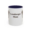 11oz-leonberger-mug-mom-navy 11oz Leonberger Dog Mom Mug, Navy, front view