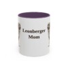 11oz-leonberger-mug-mom-purple 11oz Leonberger Dog Mom Mug, Purple, front view
