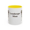 11oz-leonberger-mug-mom-yellow 11oz Leonberger Dog Mom Mug, Yellow, front view