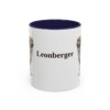 11oz Leonberger Mug, Navy, front view