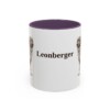 11oz Leonberger Mug, Purple, front view