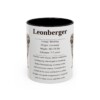 11oz Leonberger Mug, Black, front view