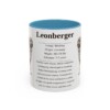 11oz Leonberger Mug, Light Blue, front view