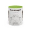 11oz Leonberger Mug, Light Green, front view