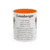 11oz Leonberger Mug, Orange, front view