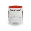 11oz Leonberger Mug, Red, front view