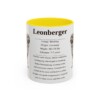 11oz Leonberger Mug, Yellow, front view