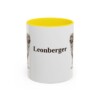 11oz Leonberger Mug, Yellow, front view