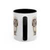 11oz Funny Lhasa Apso Mug, Black, back view