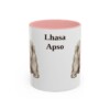 11oz Lhasa Apso Mug, Pink, front view