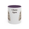 11oz Lhasa Apso Mug, Purple, front view
