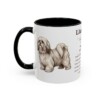 11oz Lhasa Apso Mug, Black, left side view