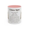 11oz Lhasa Apso Mug, Pink, front view